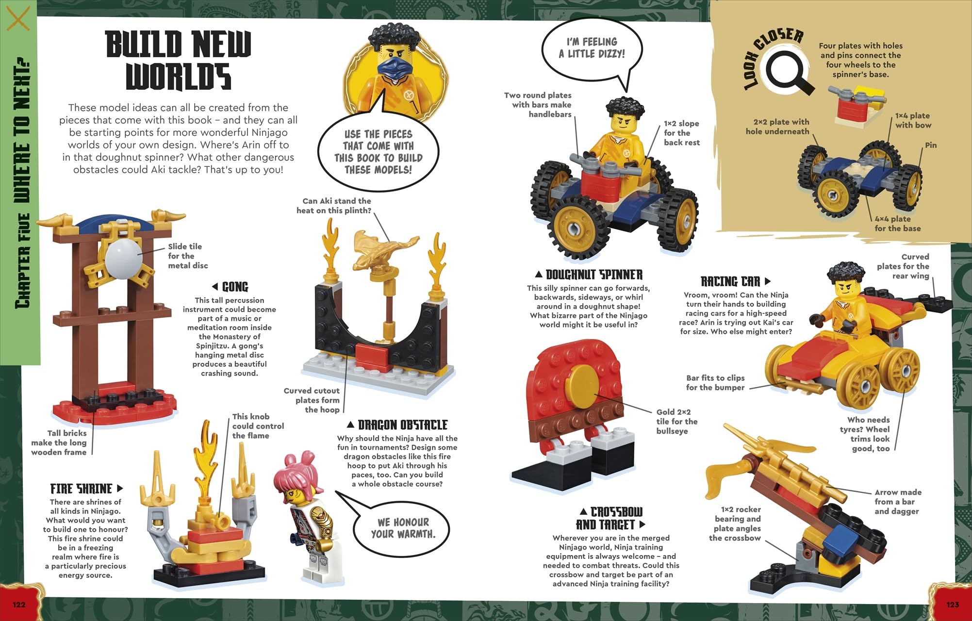 LEGO® NINJAGO® Aufstieg der Drachen World Builder: Bau dir deine eigene Welt. Abenteuer-Box mit 135 LEGO Elementen, 4-in-1-Modell und über 150 Bauideen