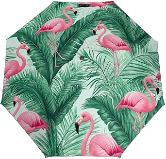 Portable Automatic Umbrella Sunny Rain Sunscreen 3 Fold Umbrella For Women Men