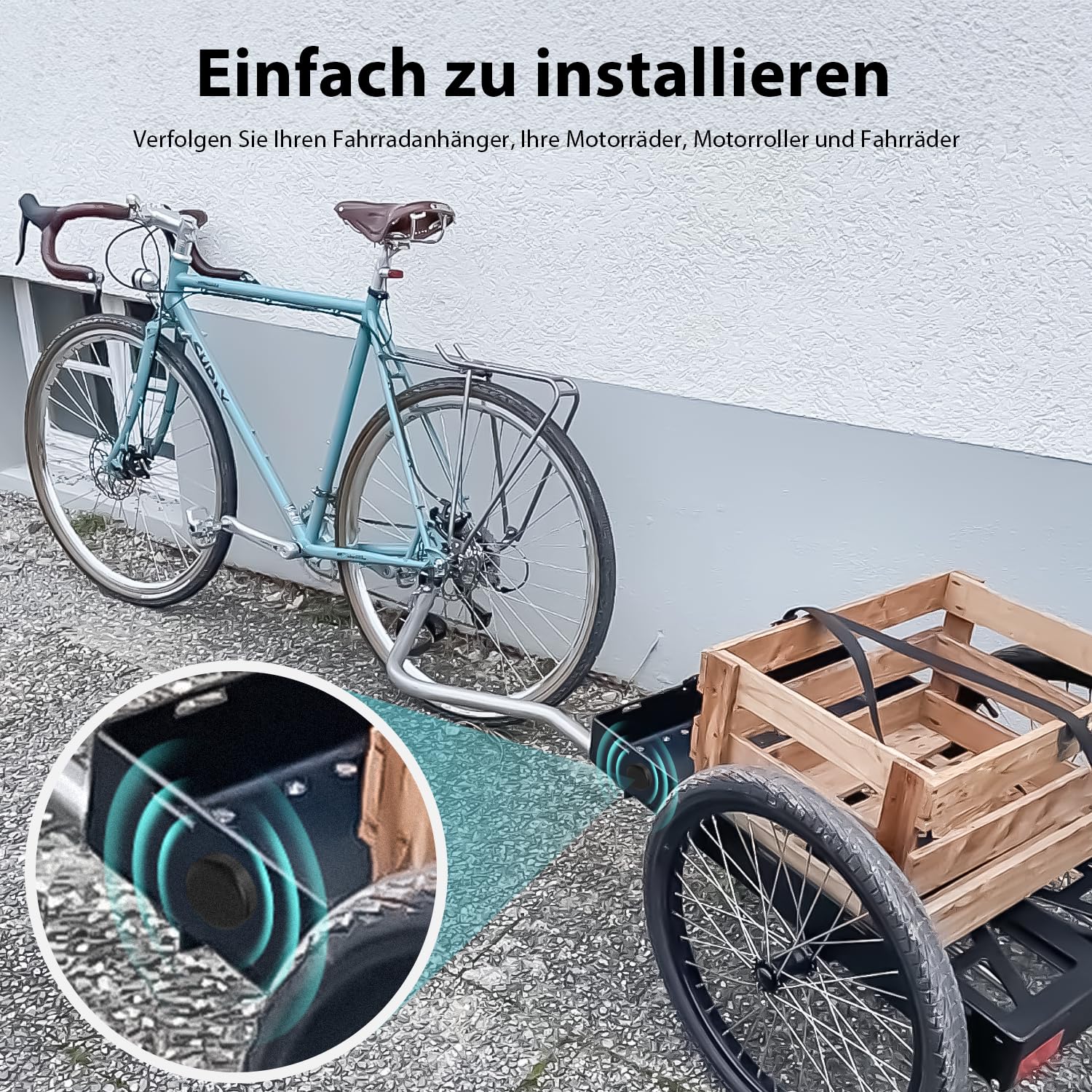 Fahrrad Halter 2er Pack mit 3M Superkleber Stouchi Halterung IPX8 wasserdichte Hülle Schraubverschluss-Design für Fahrrad,Skier,Werkzeugkästen,Rasenmäher, Anhänger–Schwarz Elektronik & Foto