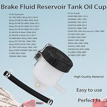 Amavoler Brake Fluid Reservoir Tank Oil Cup Aftermarket