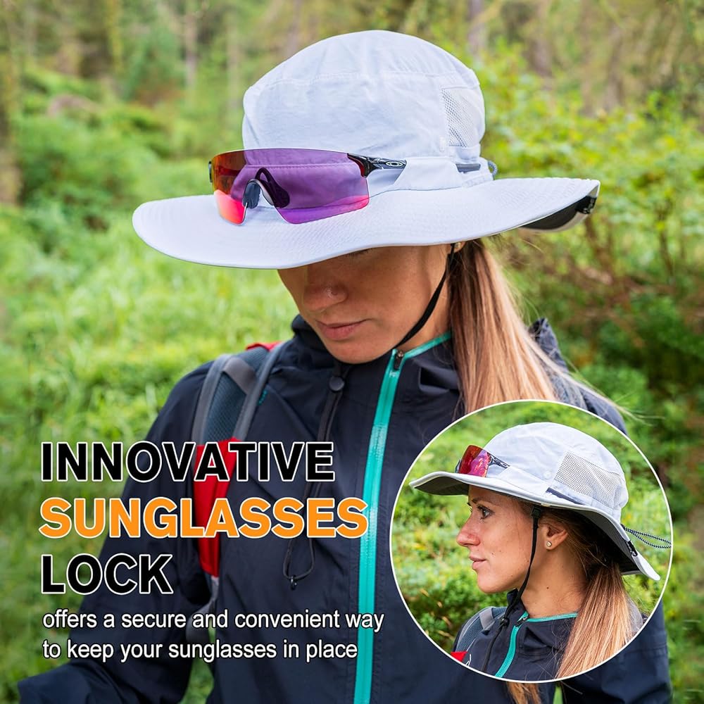 TOP-EX Men's Waterproof Bucket Sun Hat with Wide Brim
