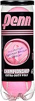 Vista 1 de Championship - Pelotas de tenis rosadas, pelotas de tenis a presión de fieltro extra resistente, 1 lata, 3 pelotas - 1