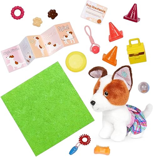 Glitter Girls  Juego de cachorros de peluche  Juguetes de entrenamiento para perros  Mascotas de muñeca y accesorios  Juguetes para niños de 3 años