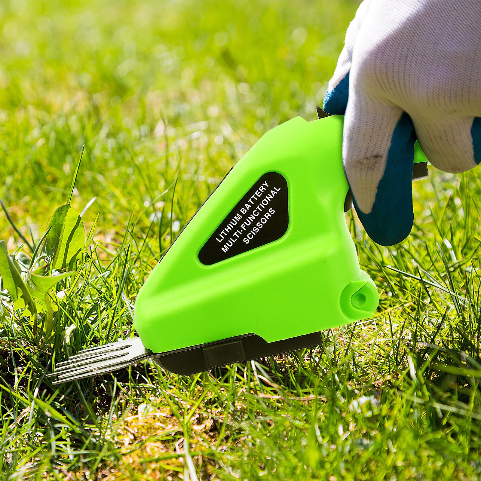Generic Podadora Eléctrica Recargable para Jardín Cuchillas de Aleación y Mango Ergonómico para Recorte Rápido y Duradero en Césped y