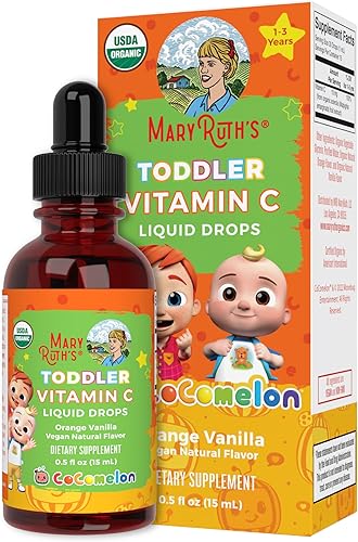 Miniatura 4 de MaryRuths - Paquete de gotas líquidas de vitamina C para niños pequeños y vitamina D3  K2 en aerosol para niños pequeños apoyo inmunológico para