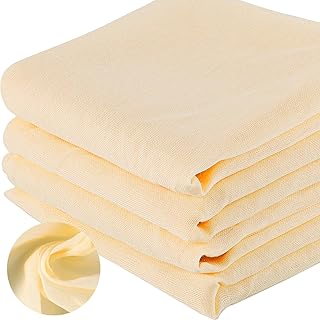 Gesponserte Anzeige – 4 Stück Passiertuch, 50x50 CM Käsetuch Feinmaschig Seihtuch Dichtegrad 100 Baumwolle Filtertuch Wied...