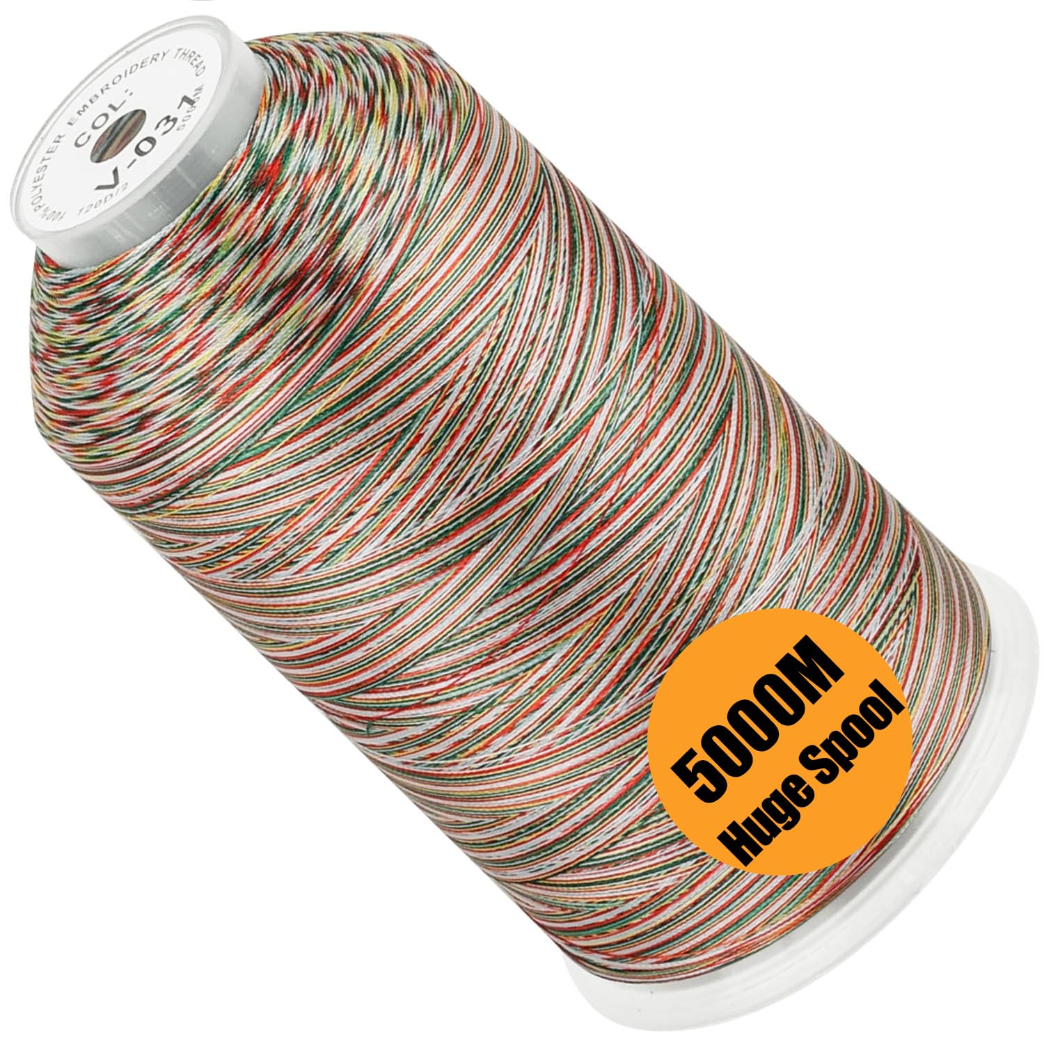 New brothread Huge Spool Embroidery Machine Thread -Variegated Color-V-031