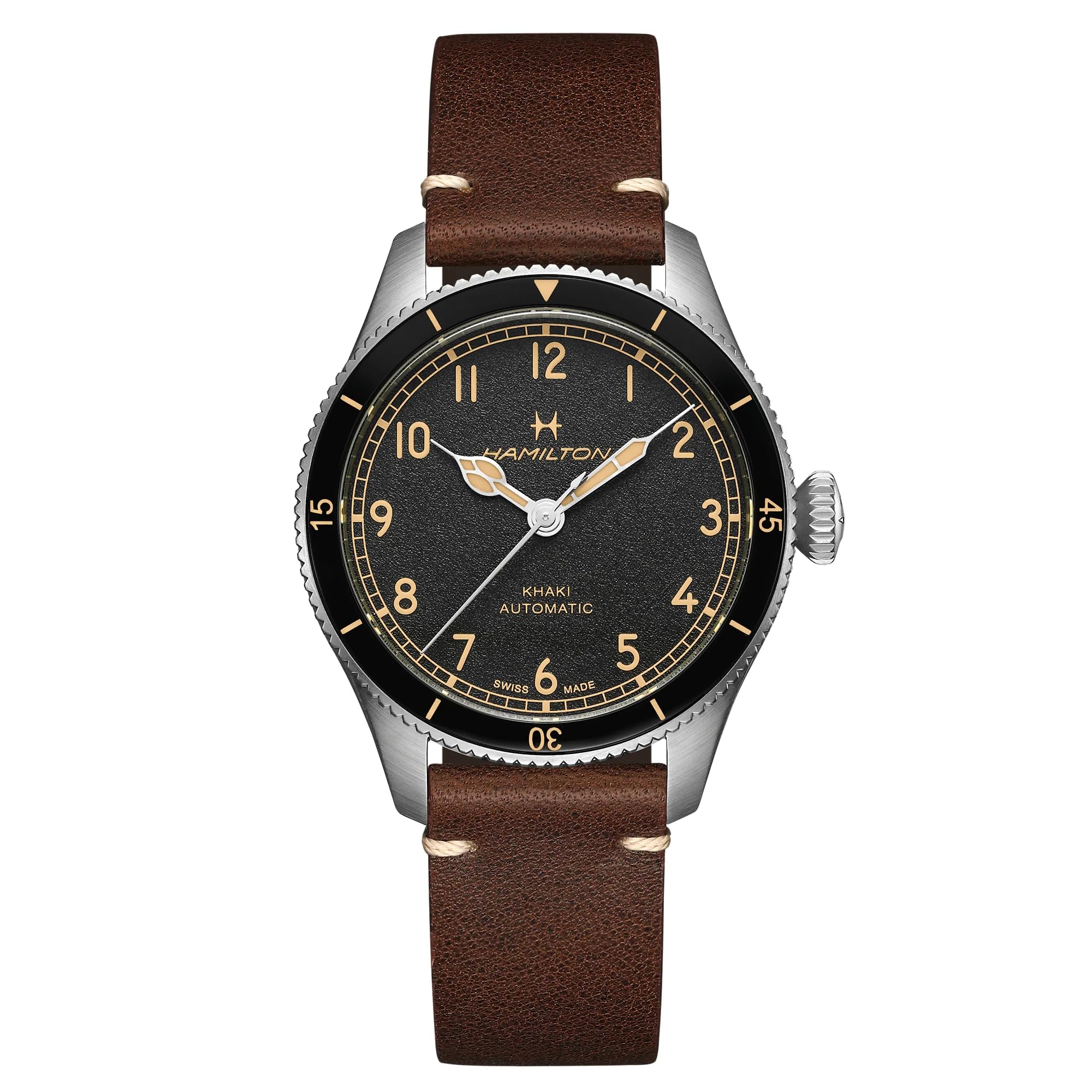 Khaki Aviation Pilot Pioneer, Black, Black, Modern