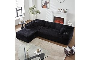 Morden 104" L-Shape Deep Sectional Sofa