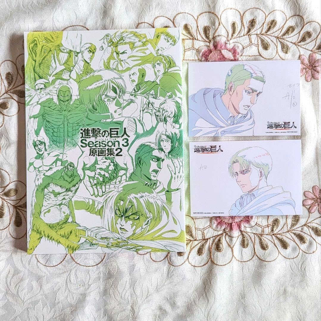 進撃の巨人　リヴァイ　イラストカード　特典　原画集　② 進撃の巨人リヴァイイラストカード特典原画集