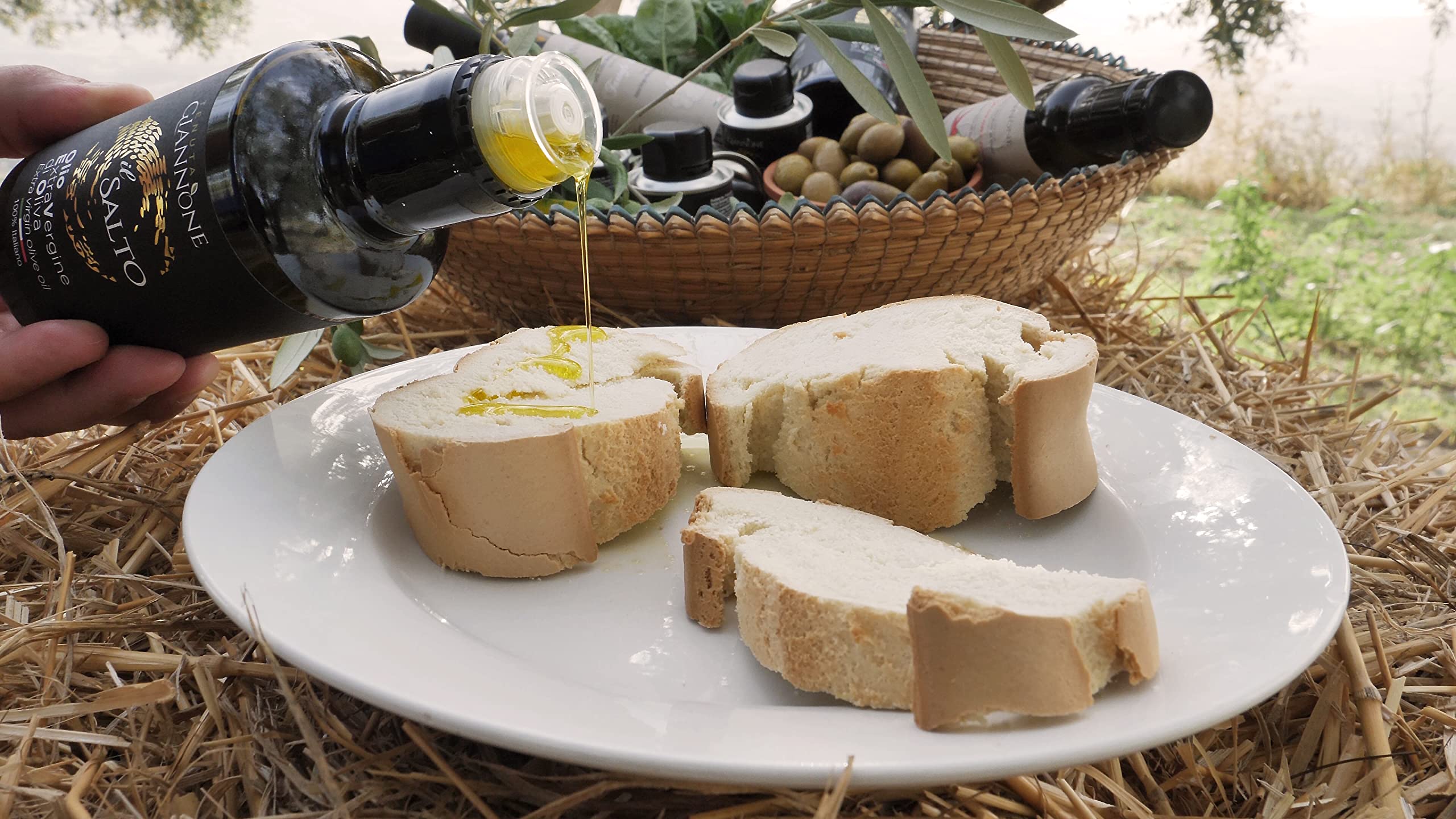 Tenuta Giannone - Olio Extravergine Di Oliva il SALTO - 100% italiano - Bag in Box da 3/5 litri (Bag in Box 3 litri)