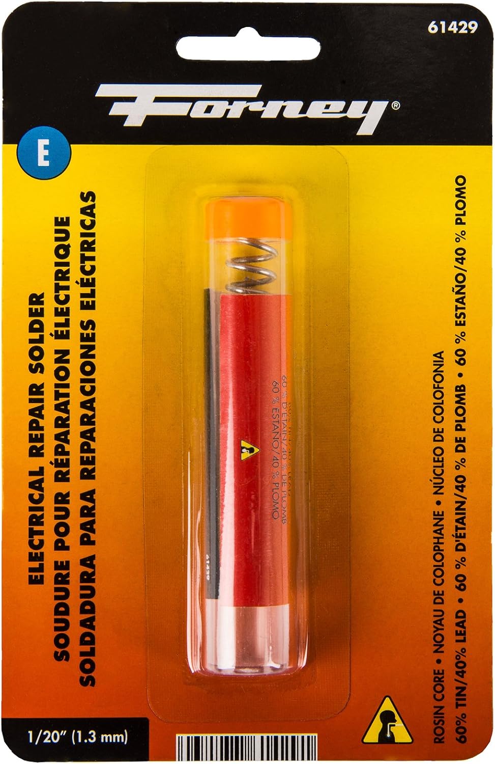 Forney 61429 Rosin Solder, 1/20"