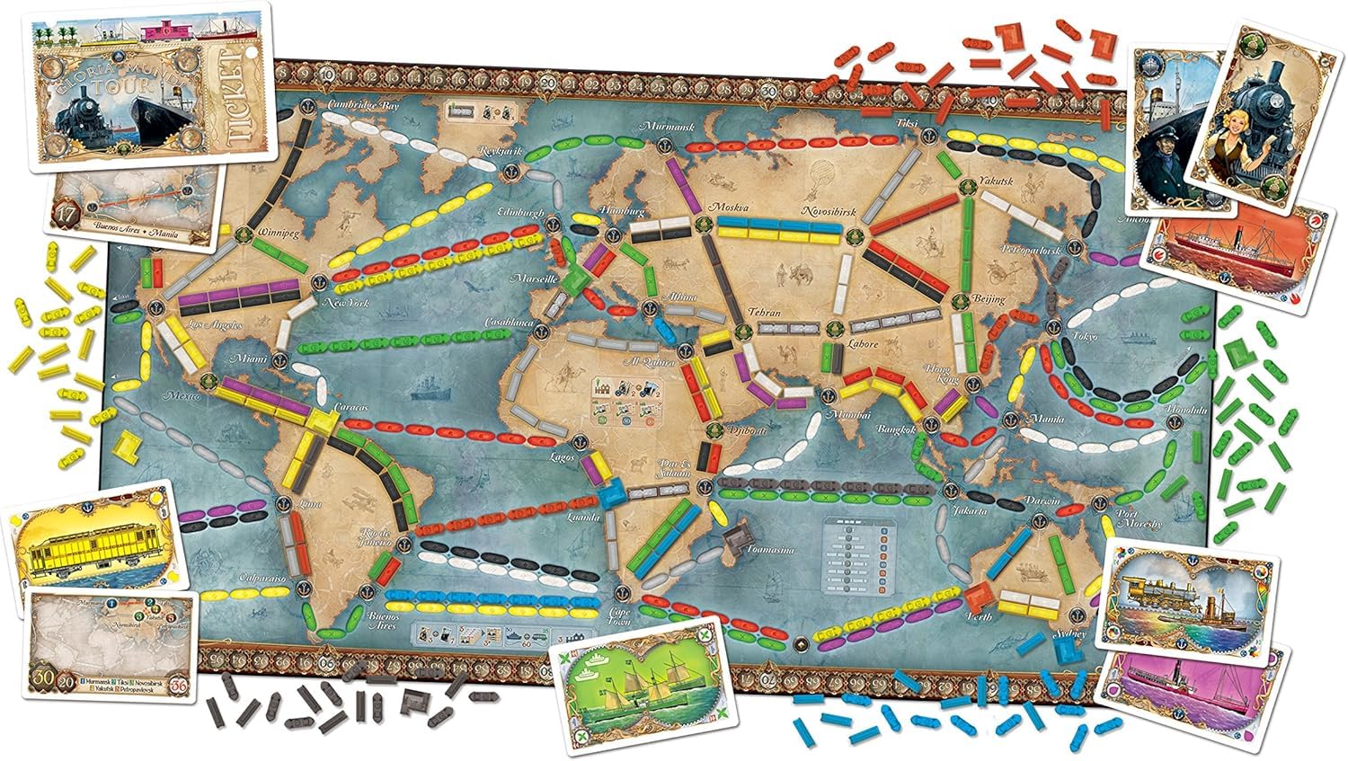 Asmodee – ave18 – poszukiwacz przygód na szynie – świat przewijania – język francuski