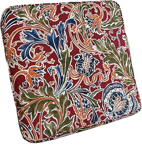 Miniatura 3 de BELLRINO Juego de 4 fundas de cojín decorativas para patio, impermeables, para exteriores, de 22 x 20 x 4 pulgadas, para silla, asiento, jardín,