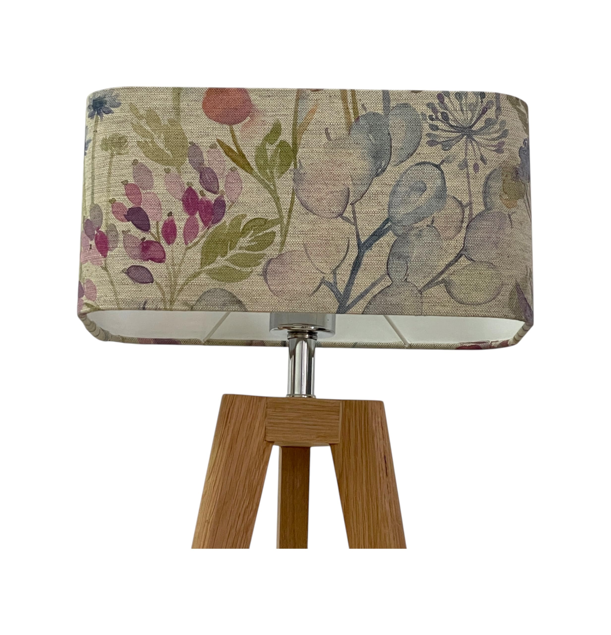Voyage Hedgerow Country Floral Rounded Rectangle Lampshade