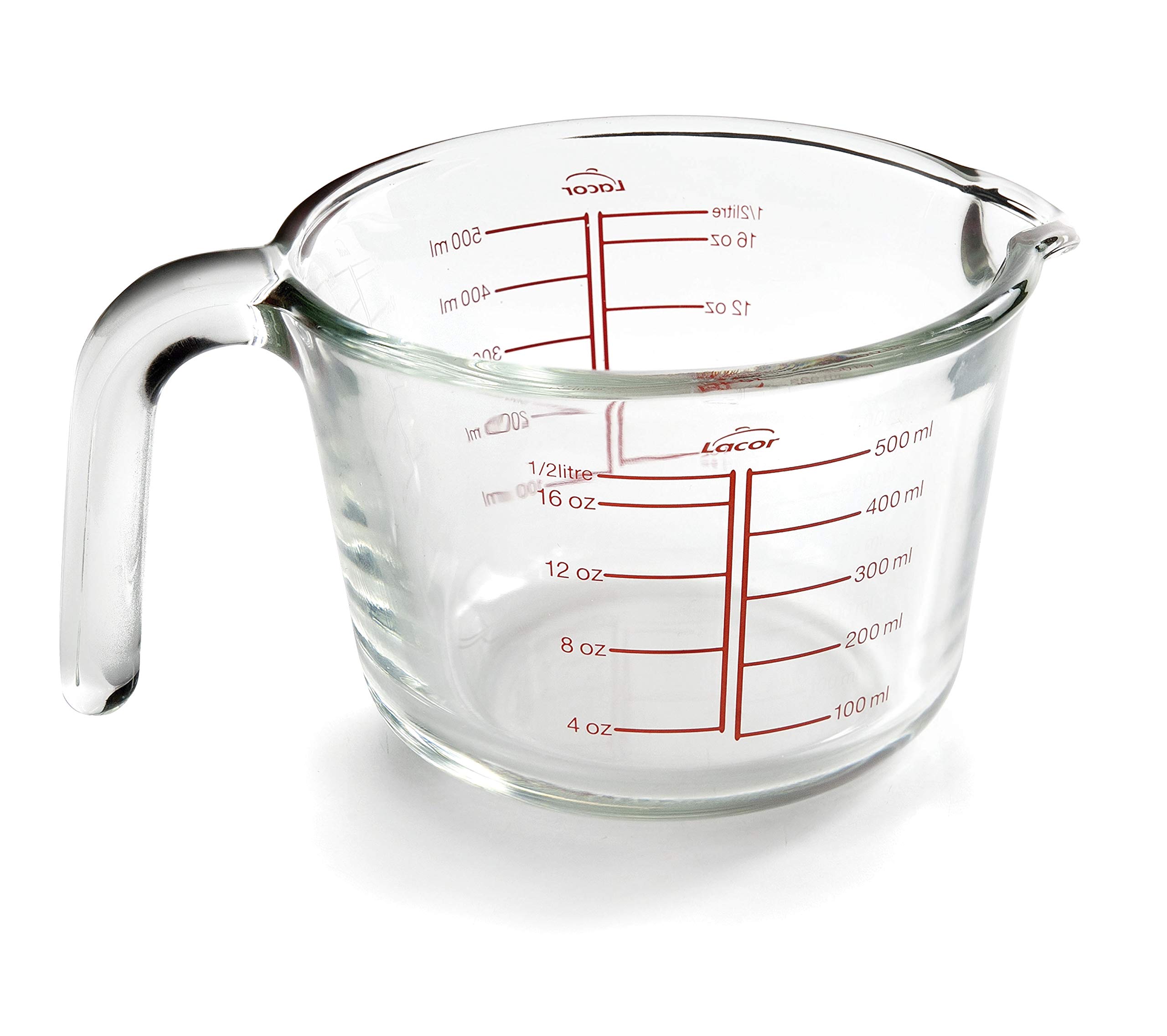 LACOR 67133 – Measuring Jug, Borosilicate Glass, 0.5 L