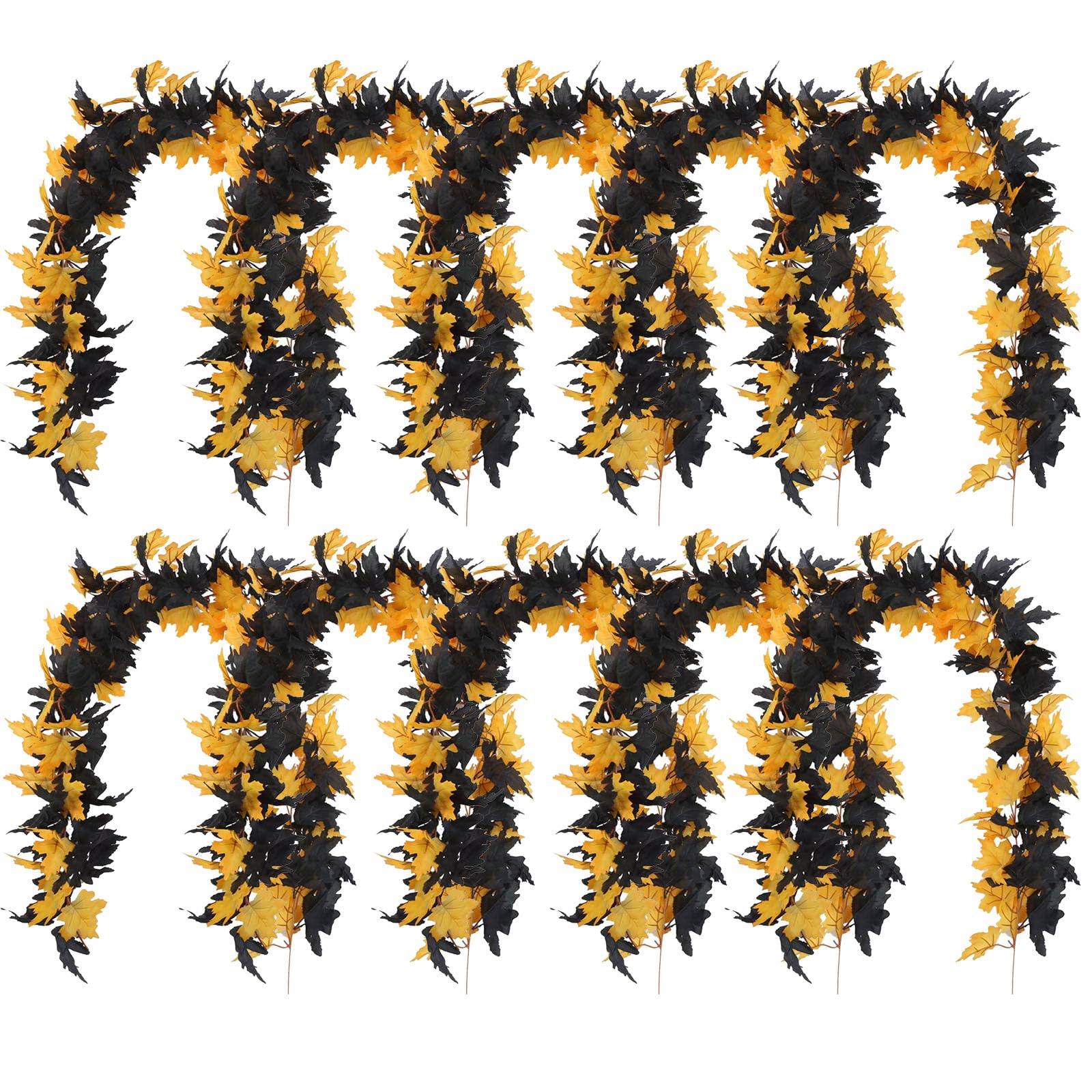 Autunno Foglie Autunnali Ghirlande Foglie,Ghirlanda Autunnale D'acero Artificiale,Autunnali Artificiali Vite Autunno Foglia,per Interne Ed Esterne Halloween,Natale,Matrimoni,Feste Decorazioni(Size:G)