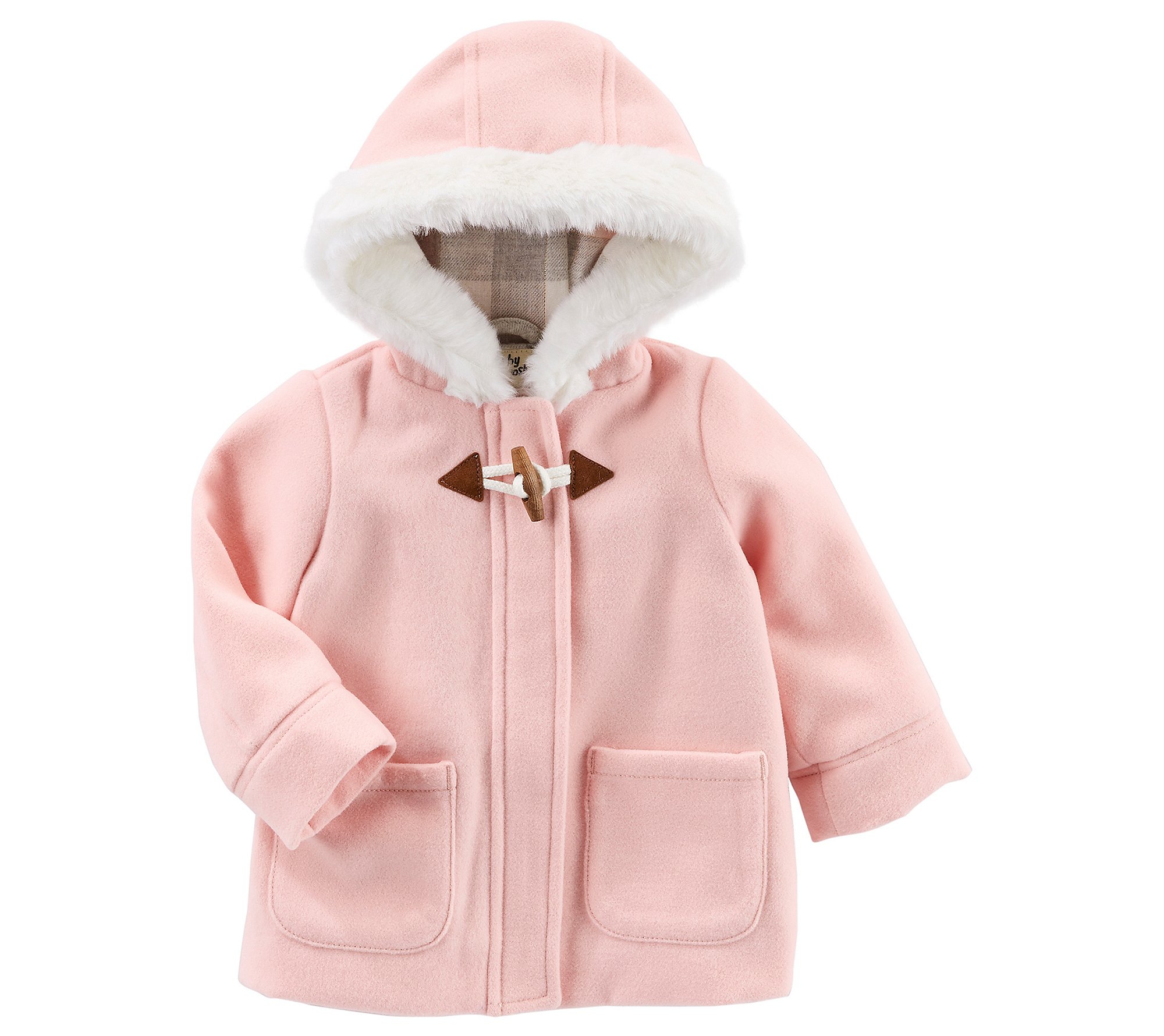 Oshkosh B'gosh Women's Pink Baby Girls' Toggle Coat, (6 Months)