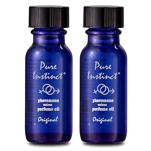 Pure Instinct 2 unidades El aceite esencial original infundido con feromonas perfume de colonia Unisex atrae a hombres y mujeres Listo para la TSA Pure Instinct 2 unidades El aceite esencial original infundido con feromonas perfume de colonia Unisex atrae a hombres y mujeres Listo para la TSA