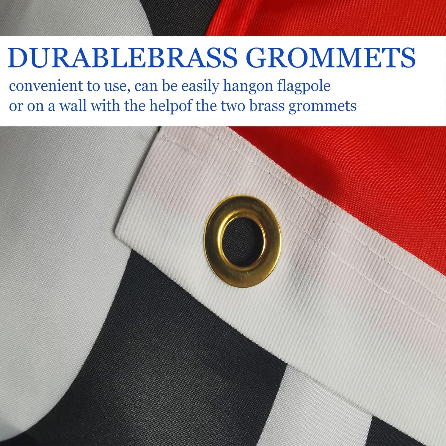 Open Flag for Businesses 3x5 Double Sided Heavy Duty Business Open Flags 3 Ply 200D Polyester and Durable Canvas Header with 2 Brass Grommets - Image 5