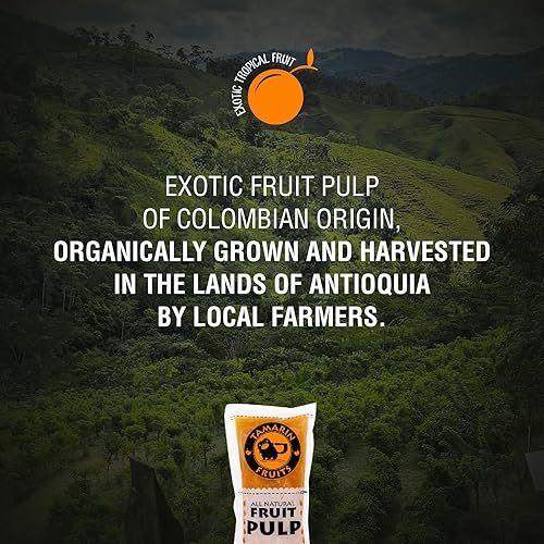 Miniatura 9 de Tamarin Fruits Pulpa de frutas congeladas totalmente naturales perfecta para jugos, cócteles, batidos, postres y hornear, sin azúcar añadido, sin