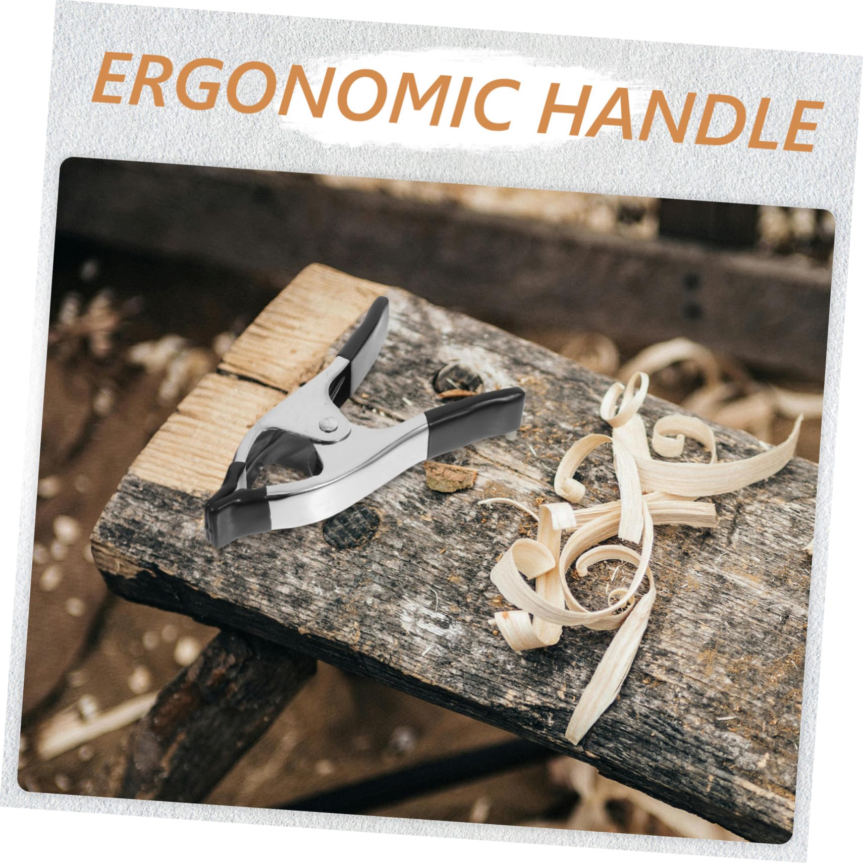 NULYLU 6 Nickel Plated A-line Clip for Backdrop Stand Multi-purpose Spring Clamp for Crafts Photography Backdrop