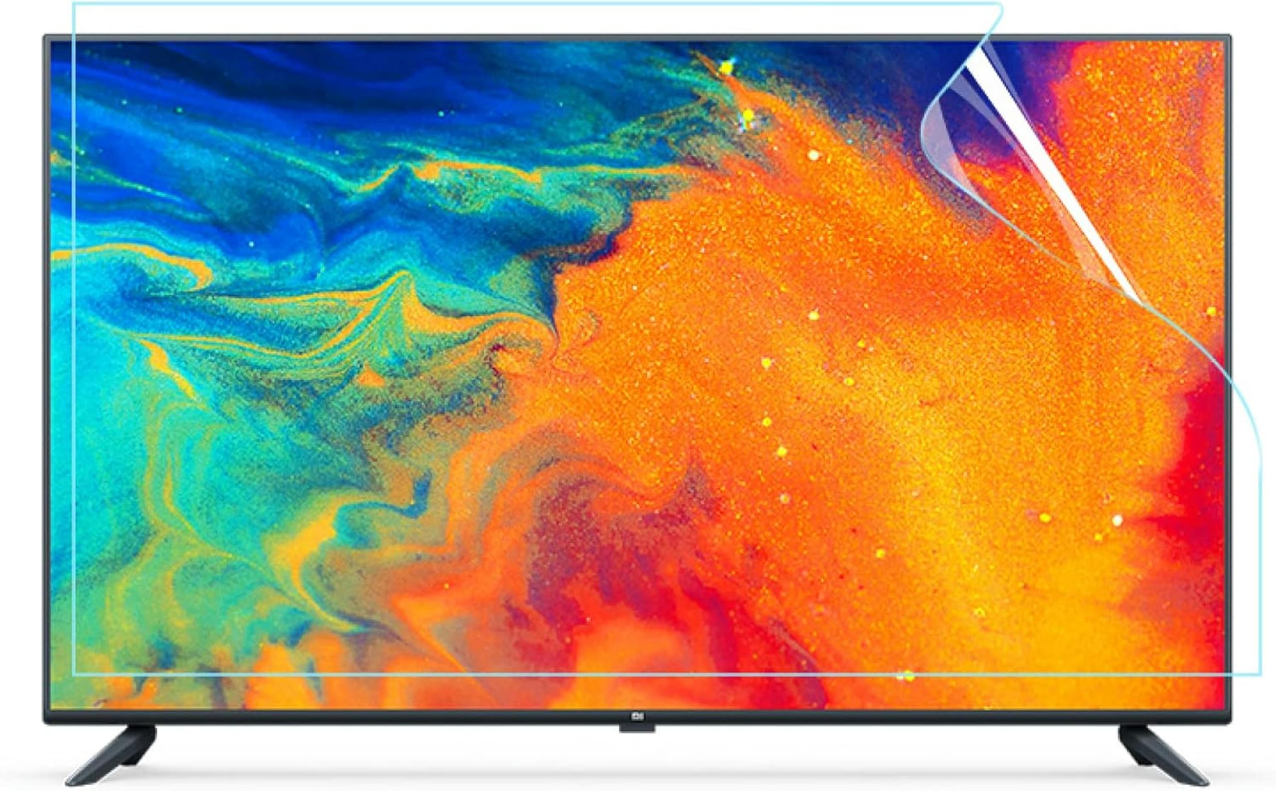 Protection D'Écran Pour Téléviseurs De 32 À 75 Pouces : Filtre Anti-Lumière Bleue Et Anti-Reflets, Réduit La Fatigue Oculaire, Film De Protection Ultra-Transparent Pour Écrans Lcd, Led, Oled, Qled 4K