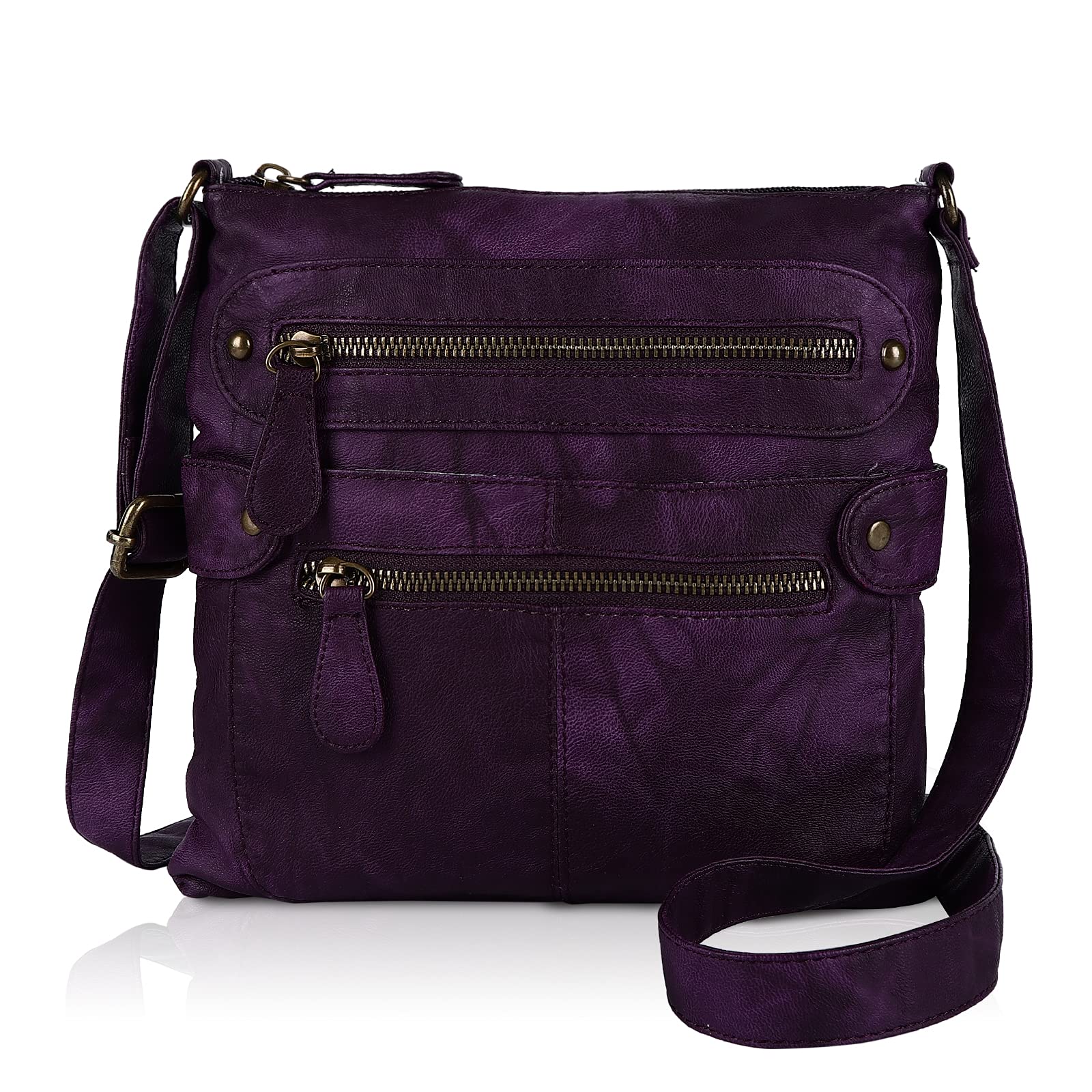 Crossover Purse and Handbags Crossbody Bags for Women,Ultra Soft Leather Neatpack Bag Shoulder Purses for Girl