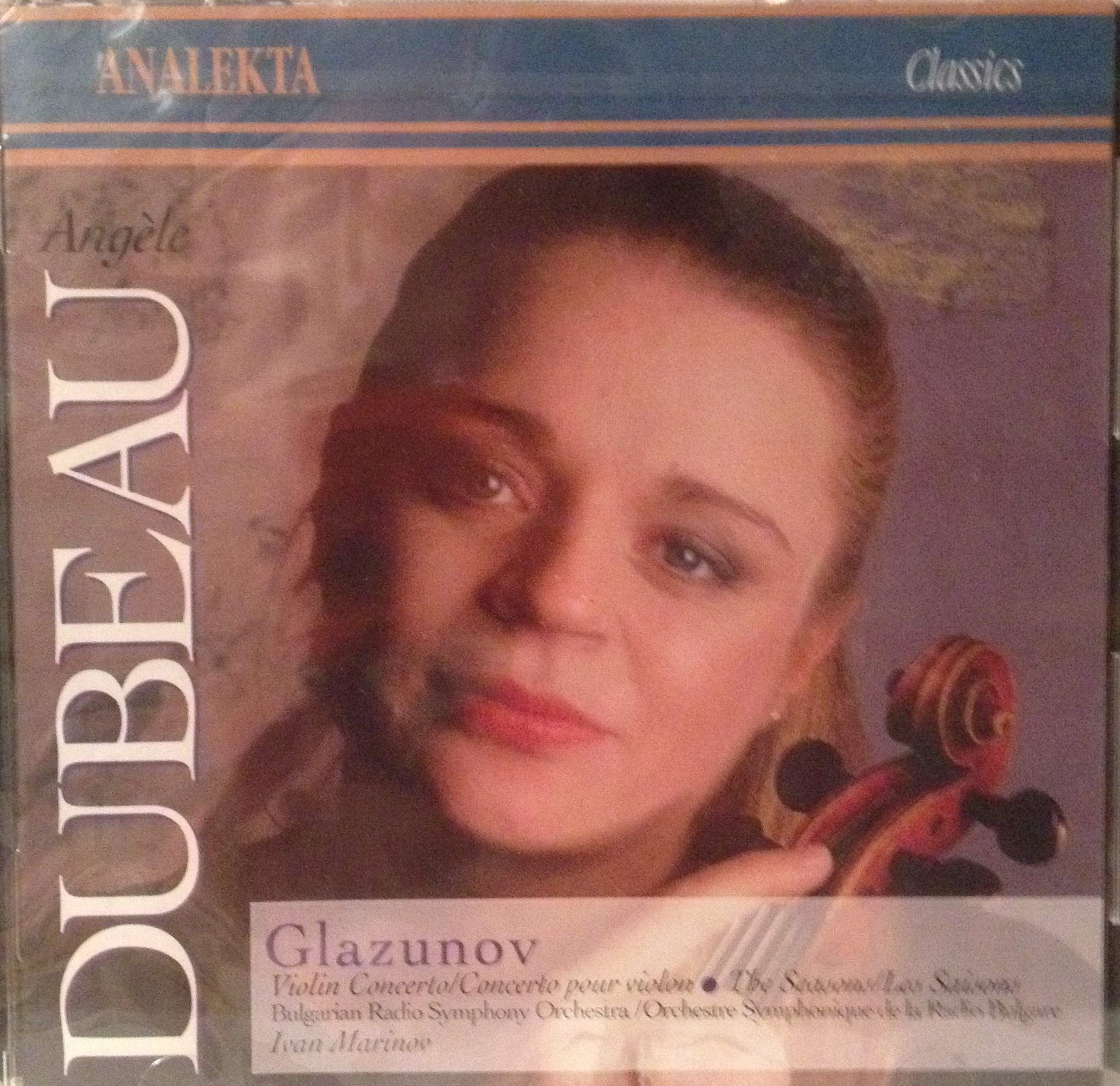 Violin Concerto in a Minor Op 82 / Seasons Op 67 [Audio CD] Glazunov; Dubeau and Bulgarian Radio Sym Orchestra