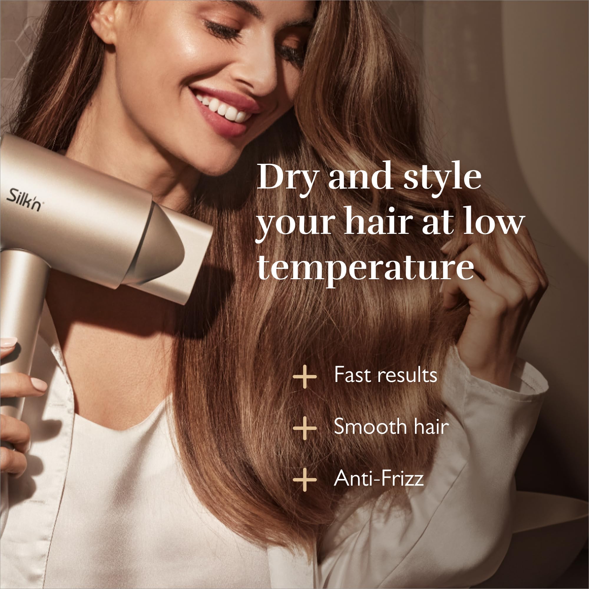 Silk`n SilkyAir Pro - Premium Haartrockner mit bürstenlosem Motor und Wasser-Ionen-Technologie
