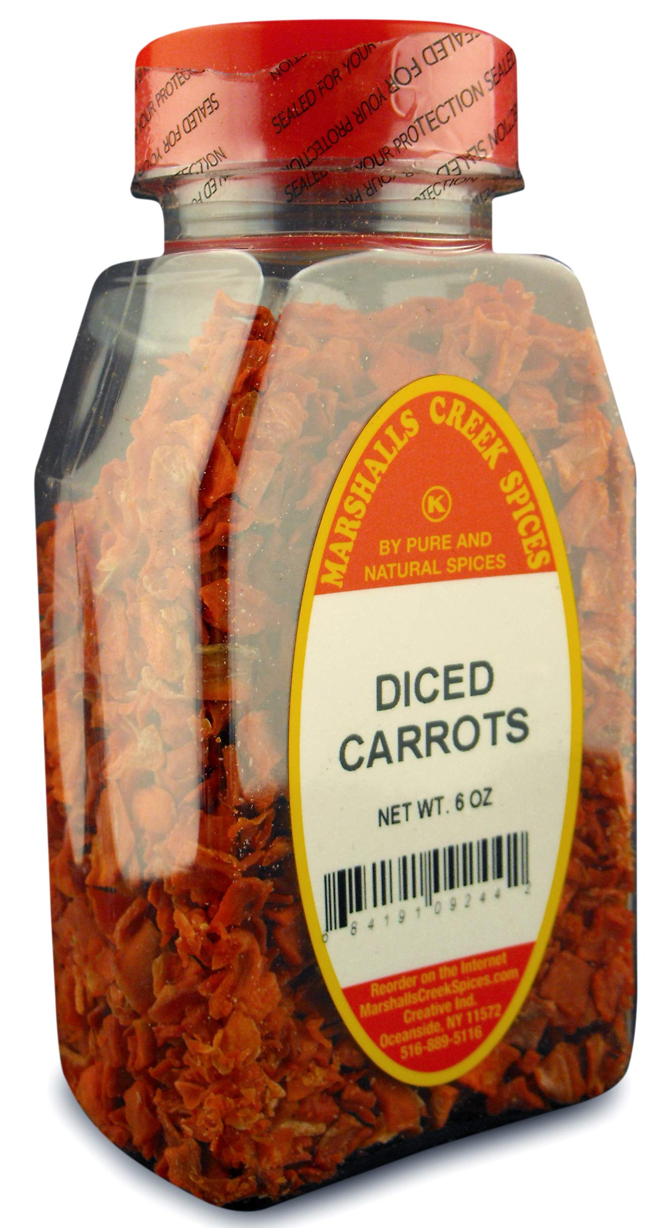 Marshalls Creek Kosher Spices, (st00), CARROTS DICED