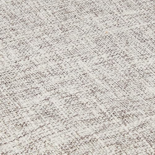 Miniatura 6 de N-7639 - Silla de tubo plegable de metal perla, tela marfil, ancho 12.0 x profundidad 12.6 x alto 18.9 pulgadas (12.0 x 12.6 x 18.9 in)