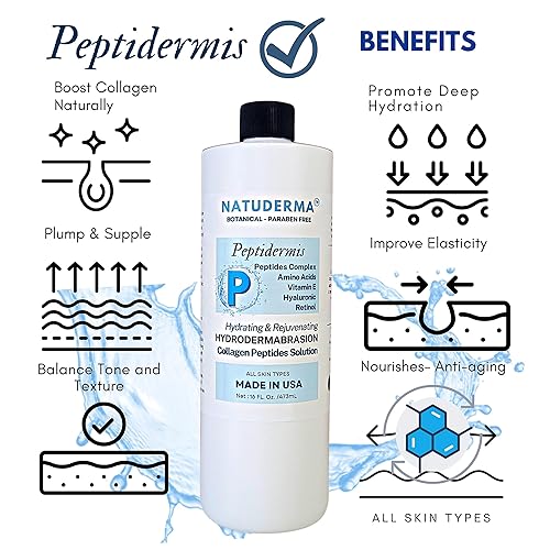 Miniatura 4 de Solución de hidrodermoabrasión PEPTIDERMIS complejo de péptidos suero oxi solución facial hidrofacial para máquina de hidrodermoabrasión suero