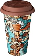 De'Longhi DLSC055 Thermal Mug, 10 ounce, Brown