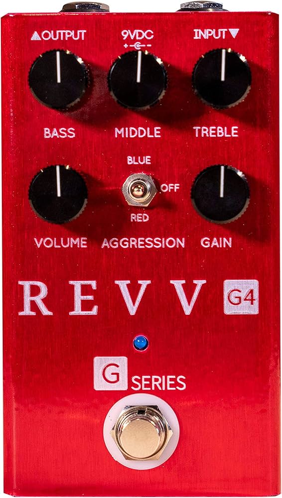 Amazon.com: Revv G4 Red Channel Preamp/Overdrive/Distortion Pedal