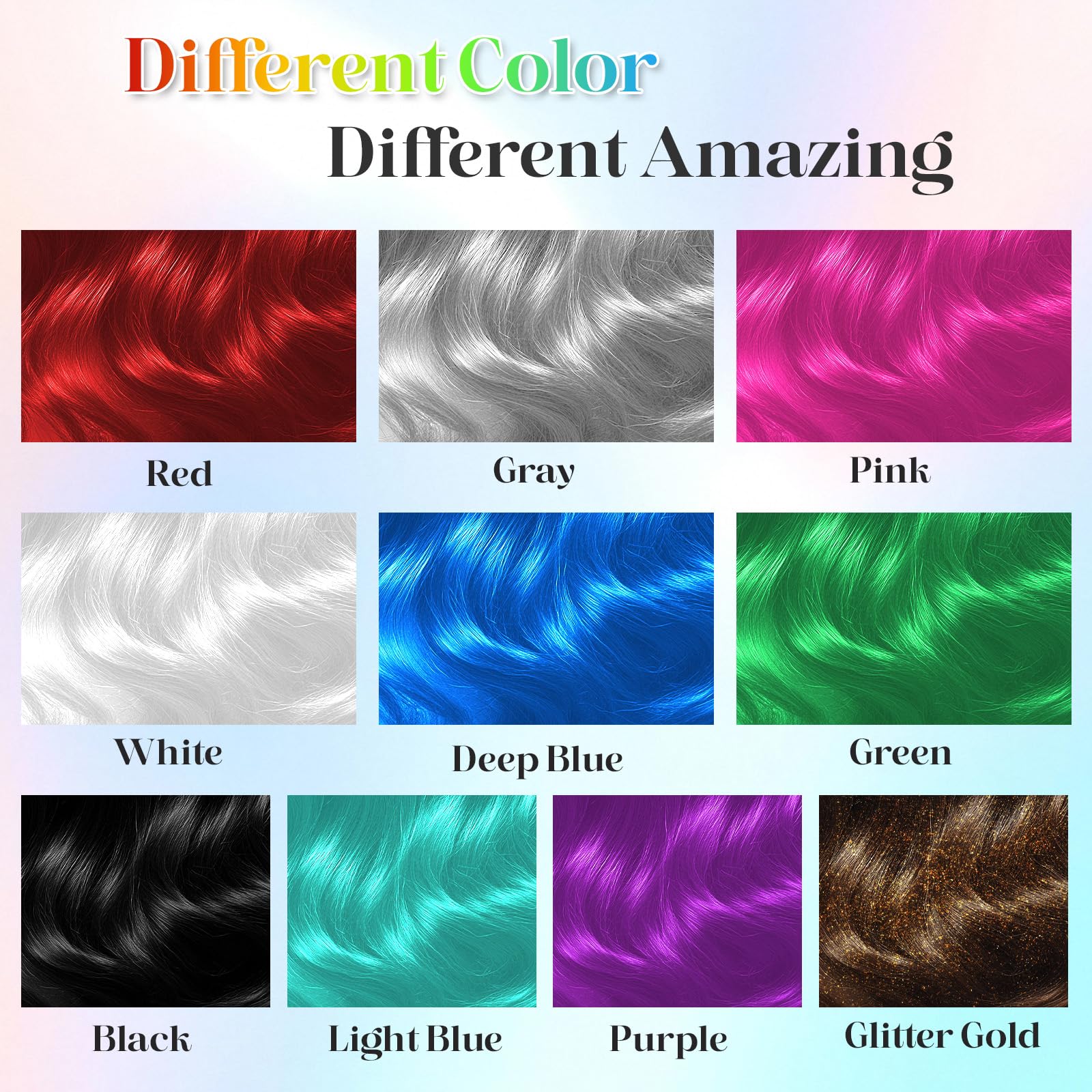 Red Temporary Hair Color Spray?Quickly Color??0 Irritation??Easy To Clean?Temporary Hair Dye