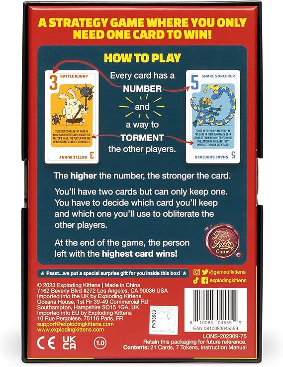 Exploding Kittens Power Hungry Pets, 2-6 Players, Age 7+ Card Game