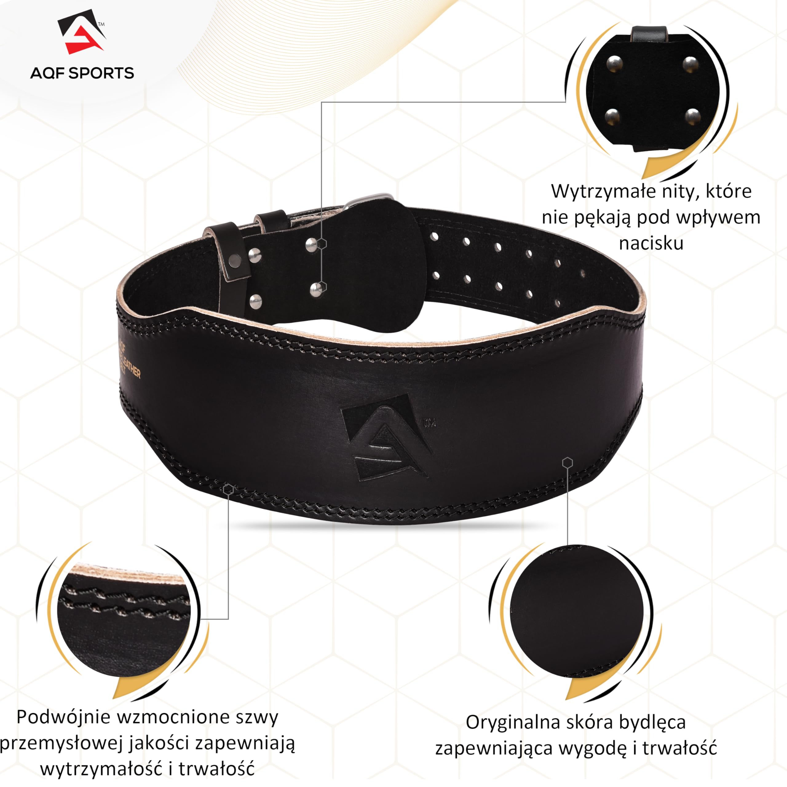 AQF Skóra bydlęca ukryta pasek 10 cm podnoszenie ciężarów wsparcie pleców wsparcie treningu fitness ćwiczenia kulturystyka (mały)