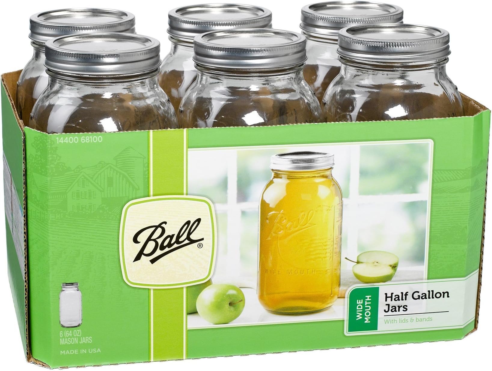 Jarden Ball Canning Jars, Clear