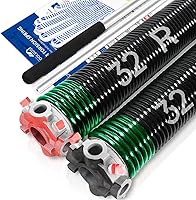 Vista 18 de Par de resortes de torsión para puerta de garaje de 2" juego con barras de bobinado antideslizantes y guantes, electroforesis de alta precisión sin