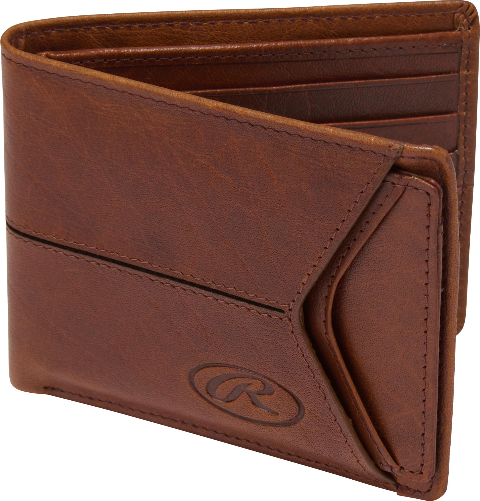Rawlings | Men's Bifold Wallet Collection | Genuine Leather | Multiple Styles &amp; Colors