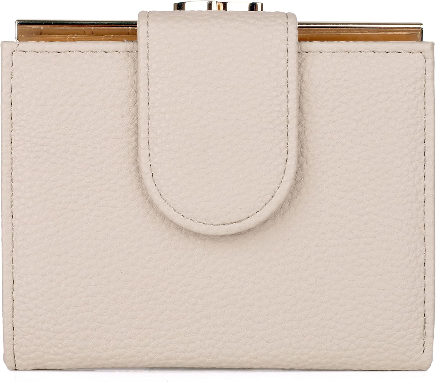Julia Buxton Pebble RFID Lexington Wallet White Pepper