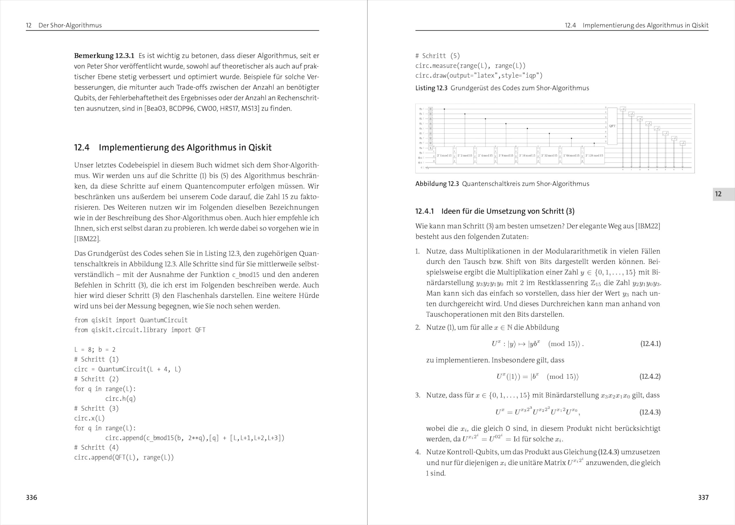 Quantencomputing: Der Leitfaden zu Grundlagen, Algorithmen und Anwendung. Praxisbuch mit Python-Beispielen und Programmierung in Qiskit