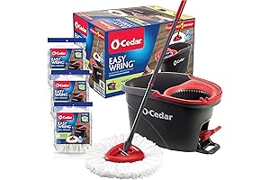 O-Cedar Easywring Microfiber Spin Mop and Bucket System