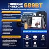 OBD2 diagnostic device ThinkScan 689BT diagnostic device Auto With 34+ reset function And full system diagnosis selection device Auto For active testing / ECU coding / BI directional control / CANFD & DoIP