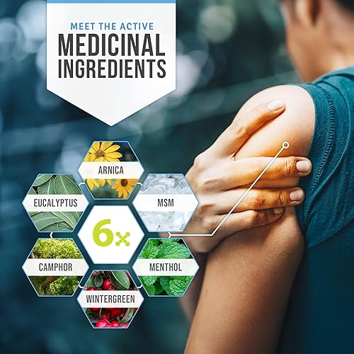 Miniatura 5 de Kalaya - Crema para aliviar el dolor con árnica para músculos y articulaciones, 6 ingredientes activos naturales con alivio de larga duración y