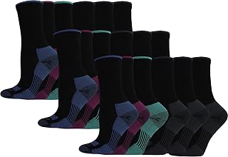 Women's Dritech Advanced Moisture Wicking Crew Sock (6/12 Packs)