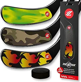 Rezztek Fita alternativa para taco de hóquei – crianças (idade 6-10) aderência de desempenho de lâmina de taco de hóquei - para lâminas de taco de hóquei no gelo e rua - usado por jogadores NHL