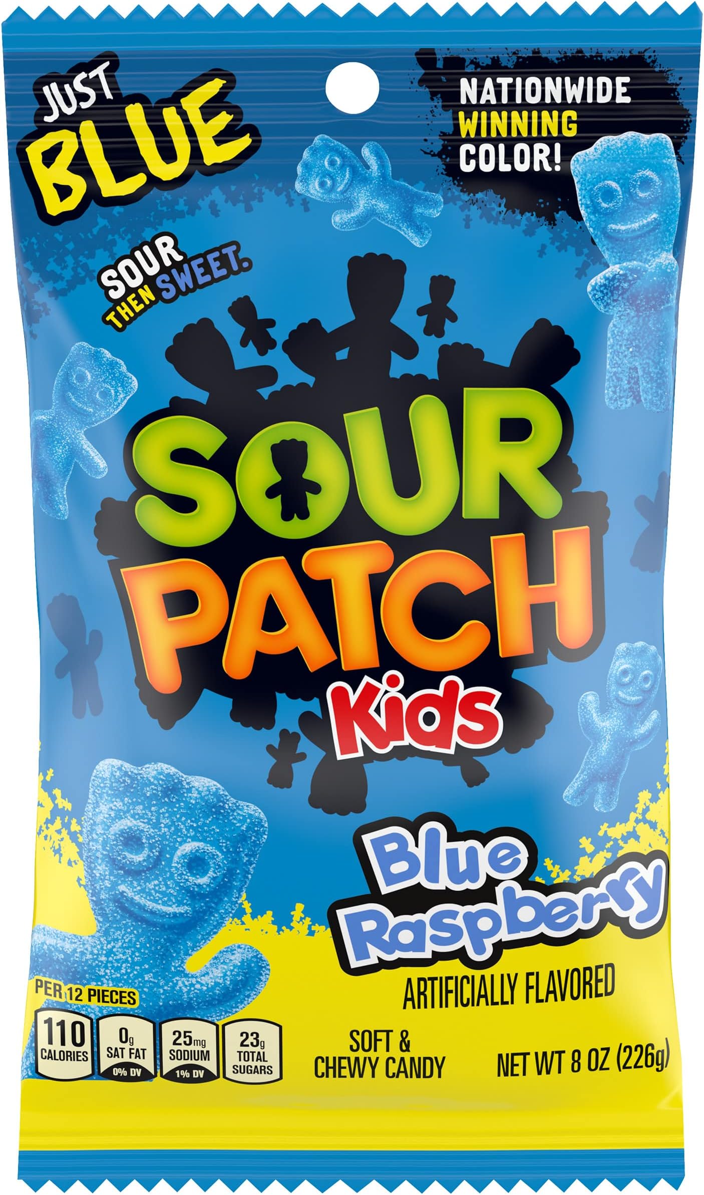 Sour Patch Kids Blue Raspberry 8 oz bag