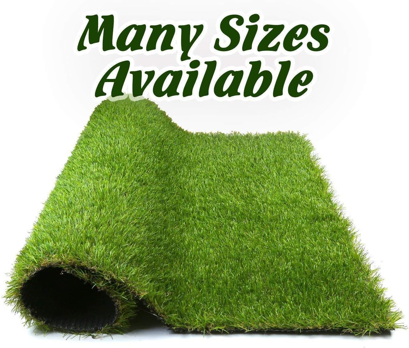 Forest Grass 5.5'x6.5 Artificial Carpet Fake Grass Synthetic Thick Lawn Pet Turf for Dogs Perfect for Indoor/Outdoor, x 6.5', Green